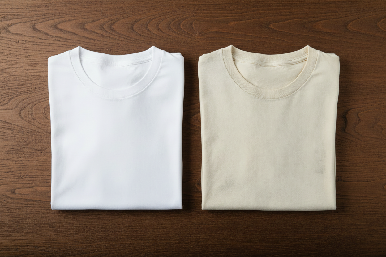 Why White T-Shirts Turn Yellow and How to Prevent It